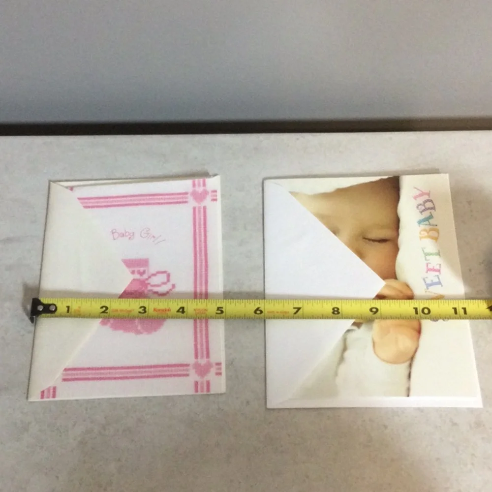 Dozen Colorful Baby Shower Greeting Cards